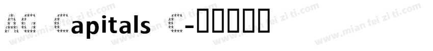 AG Capitals C字体转换